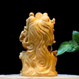 Thuja Wood Carving 18 Eighteen Arhat Buddha Statues