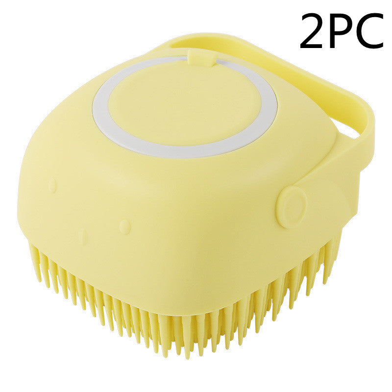 Silicone Dog Bath Massage Gloves Brush Pet Cat Bathroom Cleaning Tool Comb Brush For Dog Can Pour Shampoo Dog Grooming Supplies Silicone Dog Bath Massage Gloves Brush Pet Cat Bathroom Cleaning Tool Comb Brush For Dog Can Pour Shampoo Dog Grooming Supplies