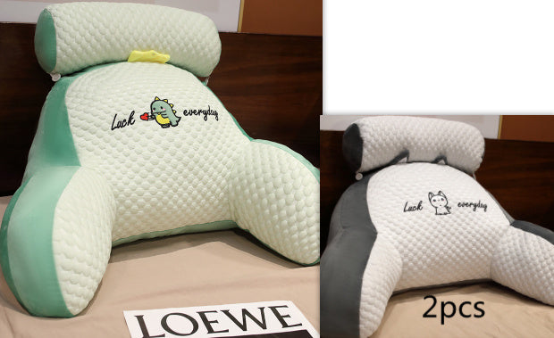 Sofa Fluffy Cushion Luncheon Pillow Triangle Reading Cushion Bedside Soft Large Backrest Lumbar Cushion Office Chair Cushion Sofa Fluffy Cushion Luncheon Pillow Triangle Reading Cushion Bedside Soft Large Backrest Lumbar Cushion Office Chair Cushion