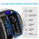 3D Foot & Calf Massager With Heat - 4 Auto Programs & Adjustable Intensity For Full Relaxation