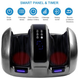 3D Foot & Calf Massager With Heat - 4 Auto Programs & Adjustable Intensity For Full Relaxation