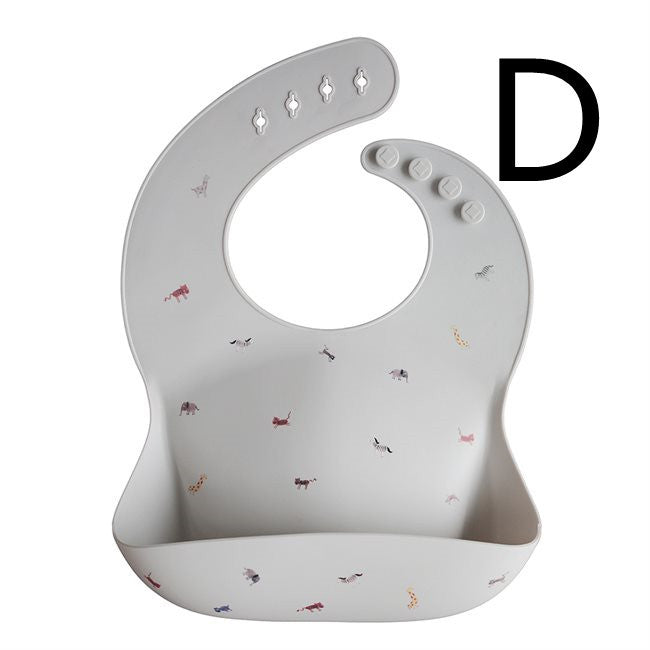 Baby Silicone Bibs, Baby Anti-slobber Bibs, Super Soft Food Supplement Rice Pockets For Feeding Baby Silicone Bibs, Baby Anti-slobber Bibs, Super Soft Food Supplement Rice Pockets For Feeding
