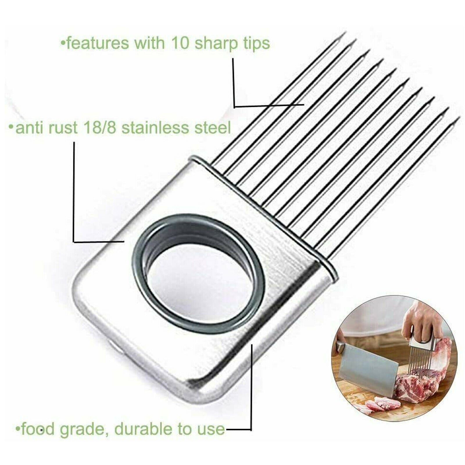 Onion Holder Slicer Vegetable tools Tomato Cutter Stainless Steel Kitchen Gadget Onion Holder Slicer Vegetable tools Tomato Cutter Stainless Steel Kitchen Gadget