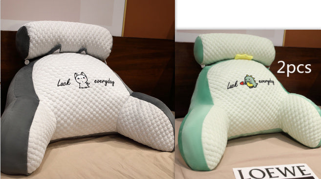 Sofa Fluffy Cushion Luncheon Pillow Triangle Reading Cushion Bedside Soft Large Backrest Lumbar Cushion Office Chair Cushion Sofa Fluffy Cushion Luncheon Pillow Triangle Reading Cushion Bedside Soft Large Backrest Lumbar Cushion Office Chair Cushion