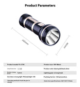 Led Flashlight Rechargeable Mini Plastic Home Lighting