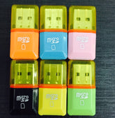 TF Diamond Card Reader Transparent Solid Color 2.0 Card Reader