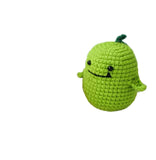 Red Embroidery New Product Handmade Crochet Knitting Doll DIY Beginner Learning Crochet Woolen Material Bag