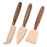 Stainless Steel Wooden Handle Cheese Scraper Fromage Tools