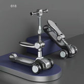 Folding Children's Scooter With Music And Light