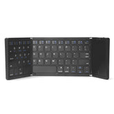Three Folding Wireless Bluetooth Keyboard Touch Pad Mobile Phone Tablet Notebook Portable Folding Keyboard