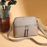 Мода Casual иқтидори калон Shell халтаи Top қабати чарм як-китф халтаи Crossbody