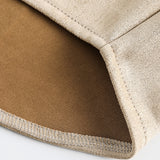 Замшевая куртка с длинными рукавами в стиле пэчворк с неровным контрастным цветом