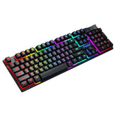 Gaming USB Glowing Wired Keyboard Floating Manipulator