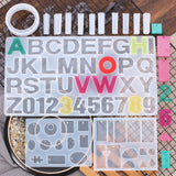 214Pcs Letter Resin Molds and Jewelry Making Tools