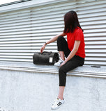 Men's and women's shoes sports fitness bag