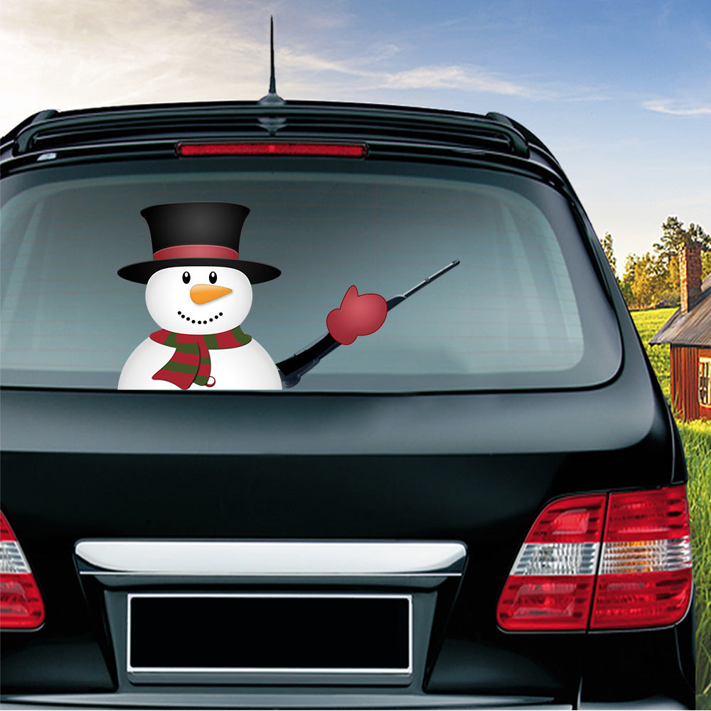 Popular Santa Claus wiper sticker can remove the car rear windshield wiper Sticker Car Stickers Popular Santa Claus wiper sticker can remove the car rear windshield wiper Sticker Car Stickers