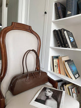 Women's Solid Color Korean-style Large Capacity Cowhide Leather Single-shoulder Bag