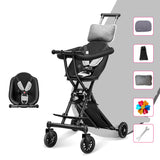 Foldable Simple Baby Two-way High Landscape Stroller
