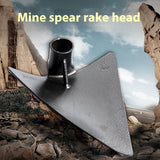 Agricultural Tools Triangle Hoe Rake Integrated Large Mining Tip Spear