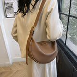 Soft Leather Large Capacity Underarm All-match Shoulder Messenger Bag