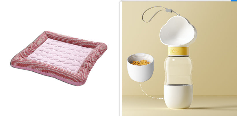 Pet Cooling Pad Bed For Dogs Cats Puppy Kitten Cool Mat Pet Blanket Ice Silk Material Soft For Summer Sleeping  Blue Breathable Pet Cooling Pad Bed For Dogs Cats Puppy Kitten Cool Mat Pet Blanket Ice Silk Material Soft For Summer Sleeping  Blue Breathable