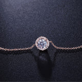 Crystal Women's Bracelet Zircon Micro-inlaid White Gold Plated Jewelry