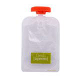 10pcs Disposable Fruit Juice Puree Squeeze Baby Food Storage Bag Feeding