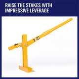 Manual Piling Pile Drawer Roadside Fence Hydraulic Pile