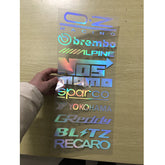 Reflective Car Sticker Side Door Body 10-piece Combination