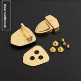 Pure Brass Bag Hardware Accessories Mortise Lock