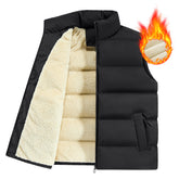 Men's sheepskin vest, autumn and winter