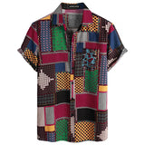 Мужская гавайская рубашка из полиэстера с 3D-печатью