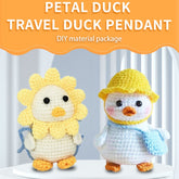 Red Embroidery Handmade Crochet Material Package English Video Wool Knitting Doll