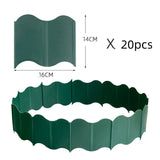 Outdoor Small Fence Garden Lawn Fence Plastic Anti-corrosion