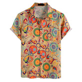 Men's 3D Printed Polyester Hawaiian Shirt