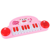 Musical luminous electronic organ toy