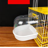 Bird With Tiger Skin Indigo Chin And Eye Embroidering Appliance