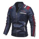 Motorcycle Leather Coat For Men Fall Winter New For Men