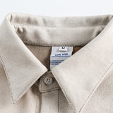 Замшевая куртка с длинными рукавами в стиле пэчворк с неровным контрастным цветом