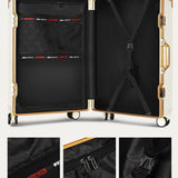 Suitcase Large Capacity Aluminum Frame Luggage