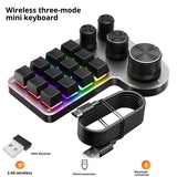 3-die 12-key 4-knob Custom Mechanical Keypad