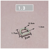 Seamless Horseshoe Hardware Metal D-ring Buckle