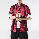 Fashionable Men's Short Sleeve Shirt and Coat