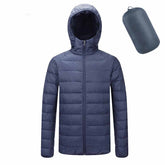 Fashionable Men's Thick Cotton Hooded Jacket