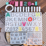 214Pcs Letter Resin Molds and Jewelry Making Tools