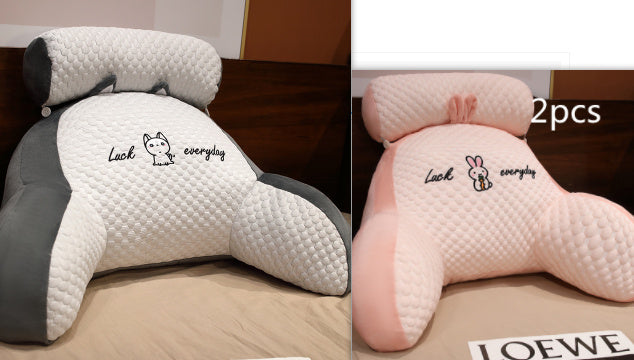 Sofa Fluffy Cushion Luncheon Pillow Triangle Reading Cushion Bedside Soft Large Backrest Lumbar Cushion Office Chair Cushion Sofa Fluffy Cushion Luncheon Pillow Triangle Reading Cushion Bedside Soft Large Backrest Lumbar Cushion Office Chair Cushion