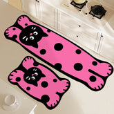 Kitchen Set Absorbent Floor Mat Diatom Mud Wear-resistant Foot Pad Cartoon Non-slip Oil-absorbing Mat Stain-resistant Carpet Anti-Oil, Anti-Slip, Dirty, Easy To Take Care Of Carpet