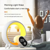 Creative Q Light Аналогии Намоиши рақамии Офтоб соати зангдор Bluetooth Audio Intelligent Wake-up Q нури рангоранги атмосфера