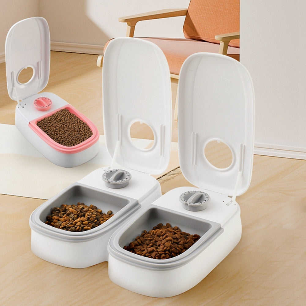 Automatic Pet Feeder Smart Food Dispenser For Cats Dogs Timer Stainless Steel Bowl Auto Dog Cat Pet Feeding Pets Supplies Automatic Pet Feeder Smart Food Dispenser For Cats Dogs Timer Stainless Steel Bowl Auto Dog Cat Pet Feeding Pets Supplies