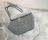New Style Shoulder Bag Female Bag Flash Diamond Dumpling Bag Rhinestone Bag